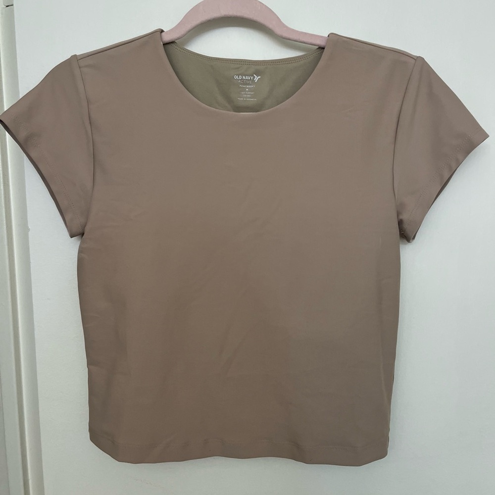 Old Navy Women's Short Sleeve Tan Tee